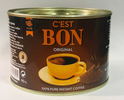 Kafija šķīstošā BON C'EST original 90g (14.10.27) Indija