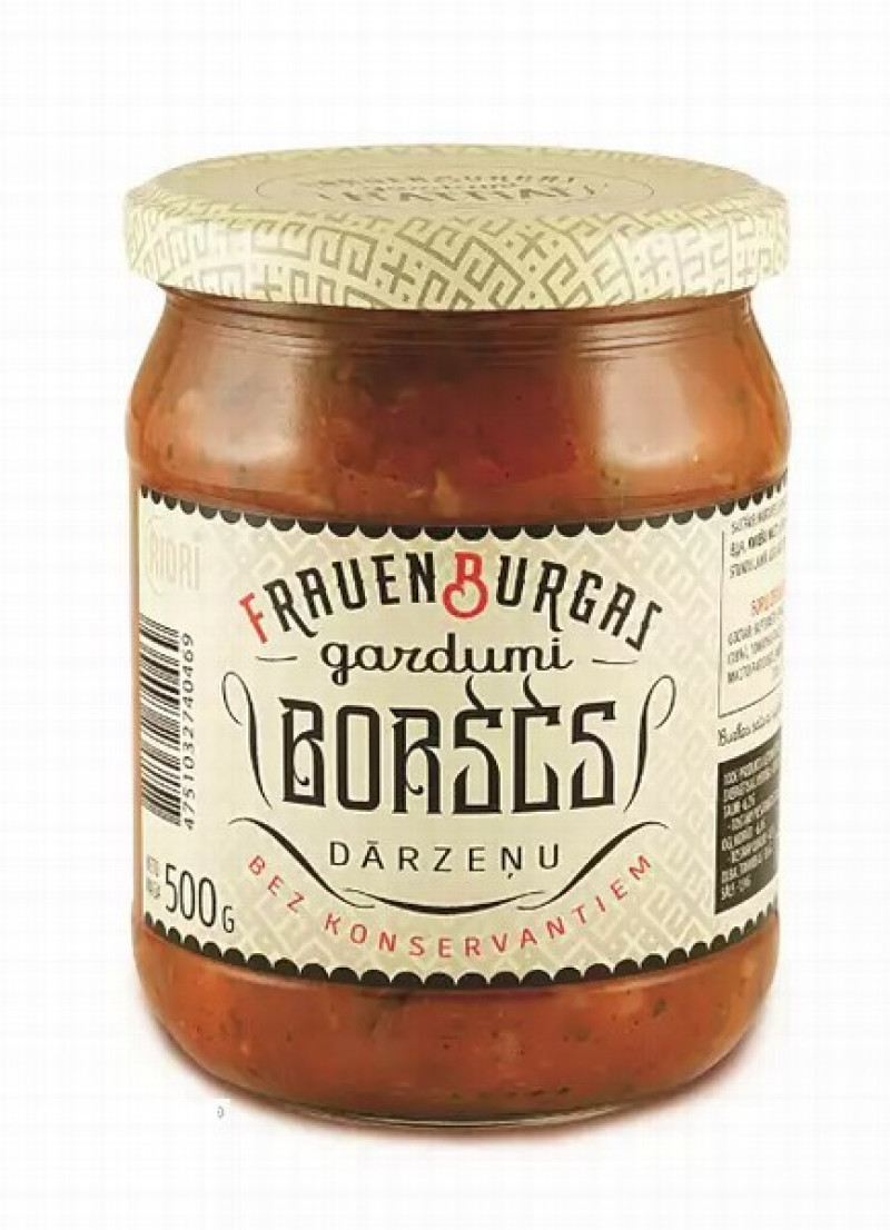 Borščs dārzeņu 500g Frauenburgas gardumi 1/8 (16.03.27)Latvija
