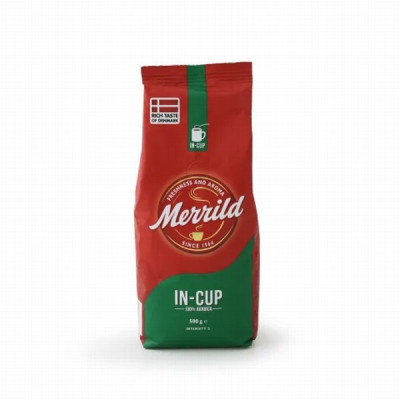 Kafija maltā Merrild in Cup 500g 1/16 (28.02.28) Itālija