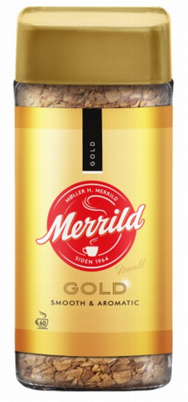 Kafija šķīstošā Merrild Gold 100g 1/12 (03.27) Itālija