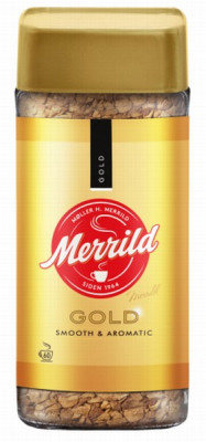 Kafija šķīstošā Merrild Gold 100g 1/12 (03.27) Itālija