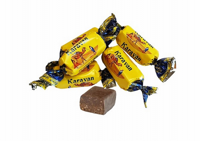 Šokolādes konfektes Karavan 2.5kg (11.05.27) (daudzumu norādīt kilogramos) Ukraina