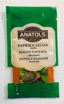 Garšviela Anatols paprika saldā malta 10g (06.27) 1/25Latvija
