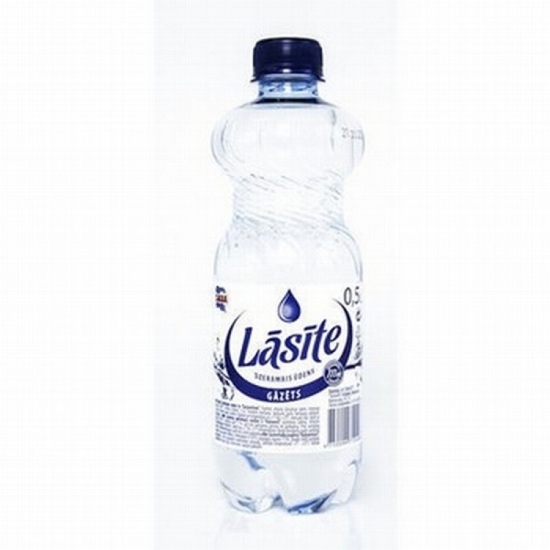 Dzeramais ūdens Lāsīte gāzēts 0.5L DEPOZĪTS 0.10 eiro 1/12 (21.04.2027) Latvija
