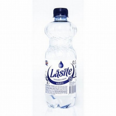 Dzeramais ūdens Lāsīte gāzēts 0.5L DEPOZĪTS 0.10 eiro 1/12 (21.04.2027) Latvija