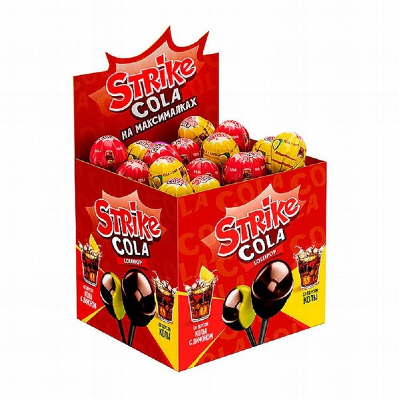 Ledenes uz kociņa Strike Cola Citron11.3g*50gb (11.04.27) Krievija