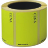 Etiķetes "cena" 40*25mm 1000gb dažādas krāsas vidējas