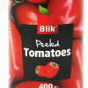 Tomāti savā sulā mizoti 400g Blik 1/24 (03.09.29) Itālija