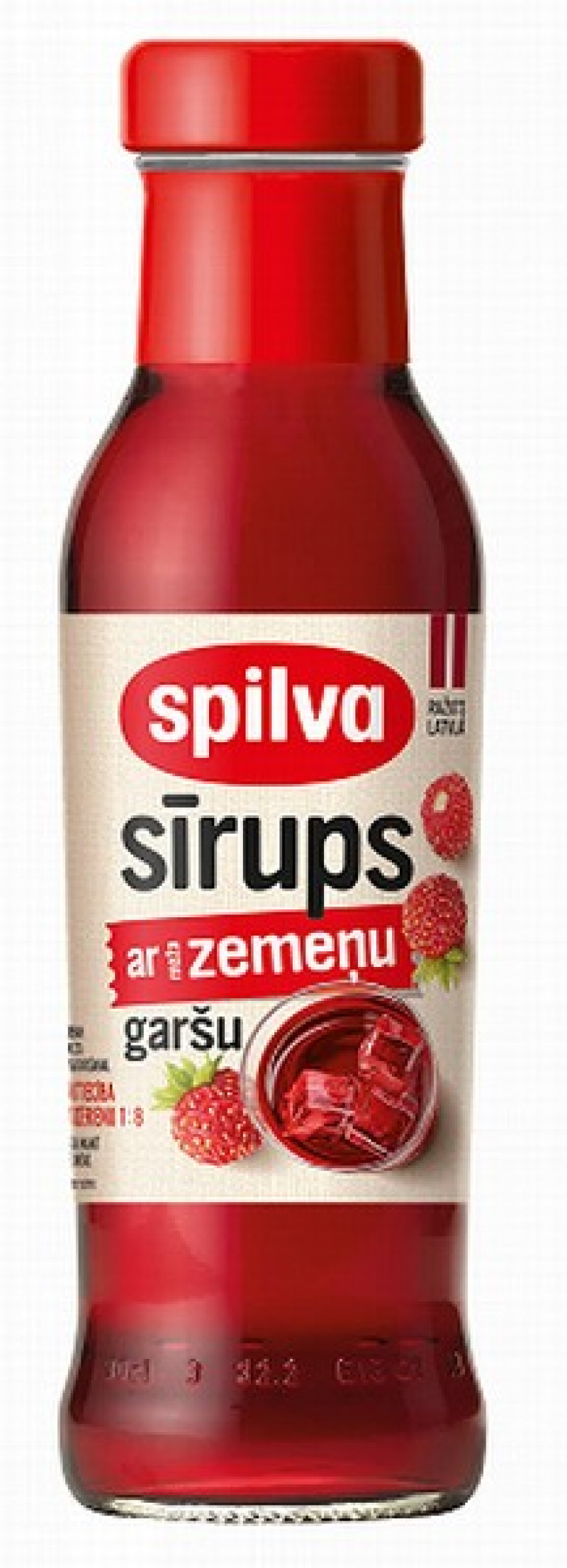 Sīrups Spilva ar meža zemeņu garšu 0.3L DEPOZĪTA maksa 0.10 eiro 1/6 (19.05.28) Latvija