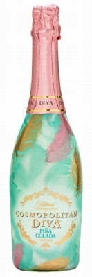 Dzirkstošais vīns Cosmopolitan Diva Pina Colada 5.5% 0.75l  DEPOZĪTS 0.10eur (16.04.27) Latvija