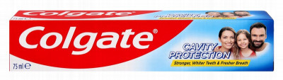 Zobu pasta Colgate Cavity Protection Whitening 75 ml (25.03.27)