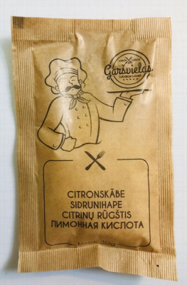 Garšviela Anatols citronskābe 30g (05.28) 1/20  Ķīna