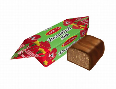 Šokolādes konfektes Volšebnij mak 1kg Ņevskij (24.03.27)  Krievija