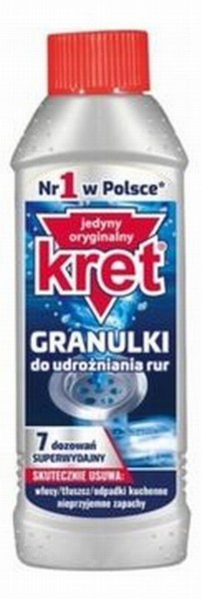 Kanalizācijas tīrīšanas granulas Kret 280g (10.04.27) Polija