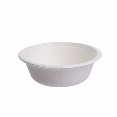 Šķīvji zupas cukurniedru balti 500ml 50gb 1/20