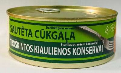 Cūkgaļa sautēta 230g Econ (12.12.2028) Latvija