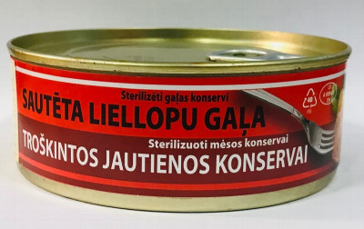 Liellopu gaļa sautēta 230g Econ (31.12.28) Latvija