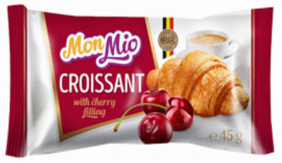 Kruasāns Mon Mio ar ķiršu pildījumu 45g (01.06.27) Ukraina 
