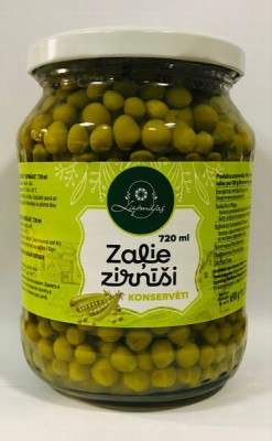 Zaļie zirnīši Liepmājas 690g 1/8 (31.05.29) Ungārija
