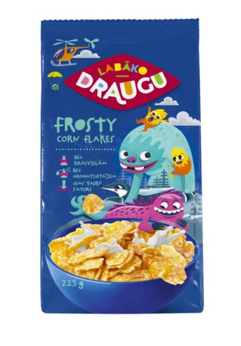Sausās brokastis Draugu Frosty corn flakes (19.04.27) Eiropas Savienība