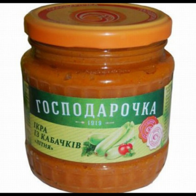Kabaču ikri Gospodaročka 445g 1/12 (09.08.2026) Ukraina