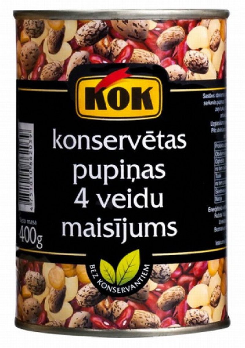 Pupiņas KOK 4 veidu maisījums 400g (02.29) Itālija