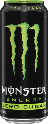 Enerģijas dzēriens Monster Green zero 0.5l DEPOZĪTS 0.10 eiro 1/12 (05.28) Čehija