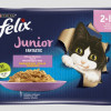 Kaķu konservi Felix Junior vistas gaļa, lasis 4*85g 1/12 (04.28) Ungārija