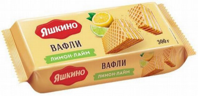 Vafeles Yaškino Citronu laima 300g KDV 1/15 (18.08.27) Krievija