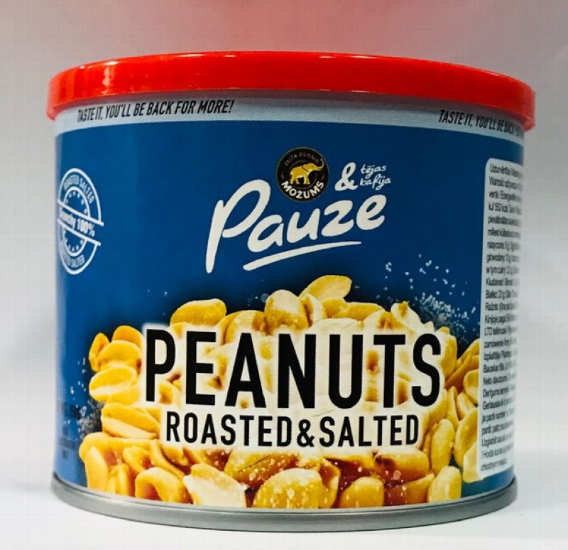 Zemesrieksti.Pauze grauzdēti, sālīti 150g 1/24 (21.05.28) Ķīna