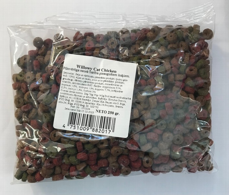 Kaķu sausā barība Willowy vista 250g 1/80 (26.02.27) Spānija