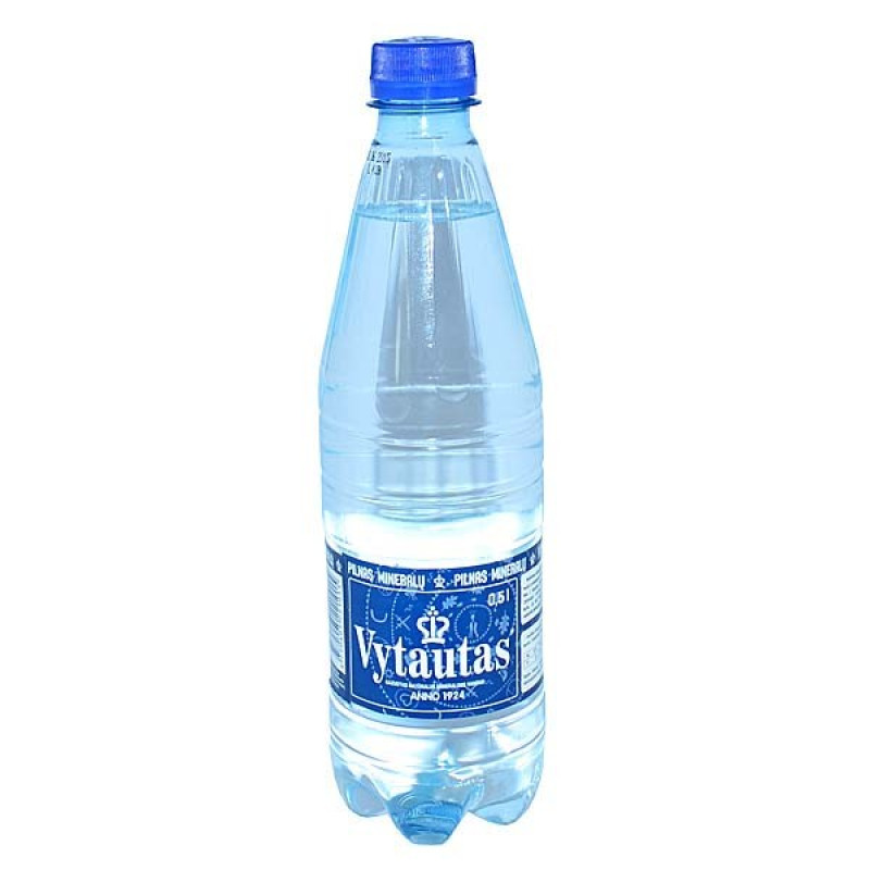 Minerālūdens Vytautas gāzēts 0.5L DEPOZĪTS 0.10eiro (22.04.28) Lietuva