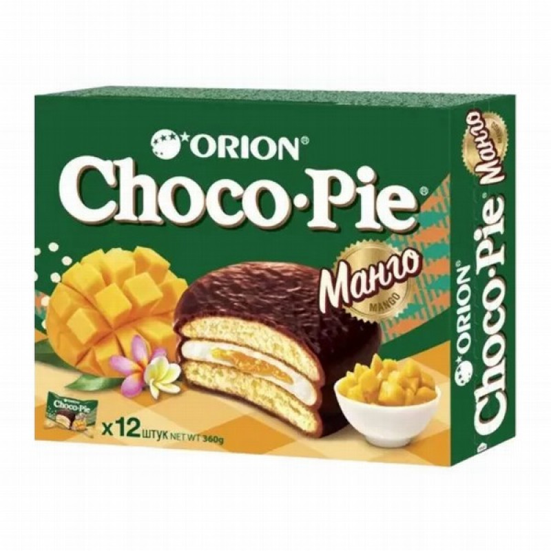 Cepumi Orion Choco Pie Mango 360 KDV (15.09.2027) Krievija