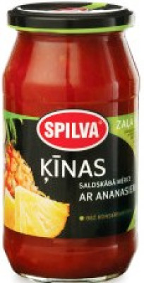Tomātu mērce Spilva Ķīnas saldskābā 530g 1/6 (19.02.2027) Latvija