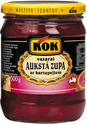 Aukstā zupa Vasarai ar kartupeļiem KOK 500g 1/8 (06.02.2029) Lietuva