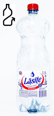 Dzeramais ūdens Lāsīte negāzēts 1.5L DEPOZĪTS 0.10 eiro 1/6 (09.06.27) Latvija