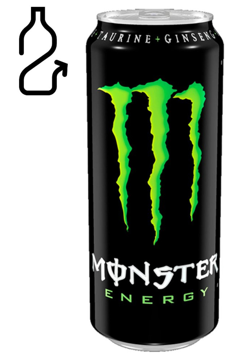 Enerģijas dzēriens Monster 0.553L (aiztaisāms korķis) DEPOZĪTS 0.10eur 1/12 (02.28) Liebritānija
