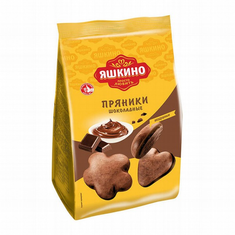 Prjaņiki Yaškino ar šokolādes garšu 350g KDV(25.02.27) Krievija