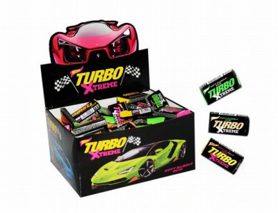 Košļājamā gumija Turbo XTREME 4.5g*100gb (05.2027) Turcija