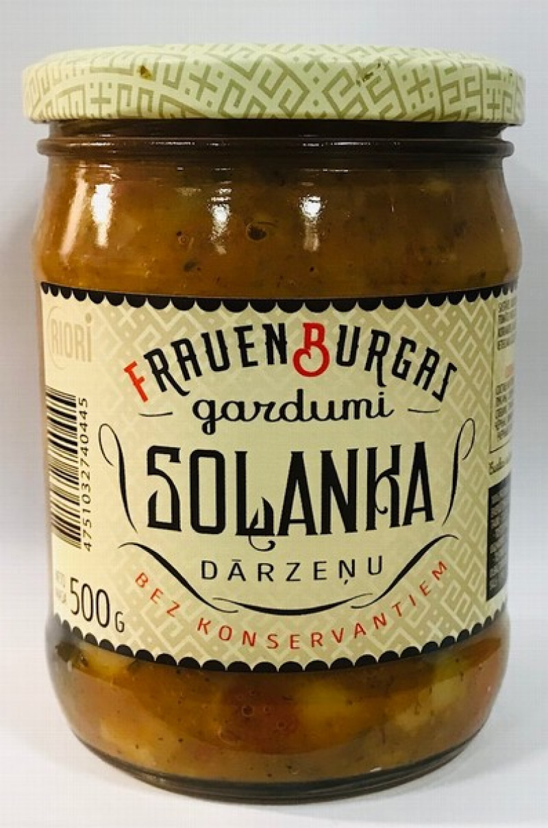 Soļanka dārzeņu 500g Frauenburgas gardumi (16.03.27) Latvija
