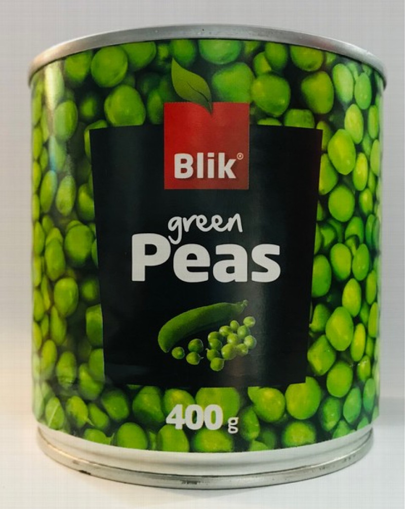 Zaļie zirnīši Blik 400g 1/12 (31.05.28) Ungārija Laba cena