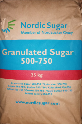 Cukurs cukurbiešu maisos 25kg Nordic Sugar (0.70eur/kg) Lietuva