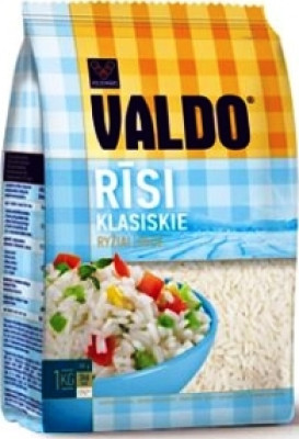 Rīsi klasiskie 1kg Valdo(02.03.27) 1/14 Latvija