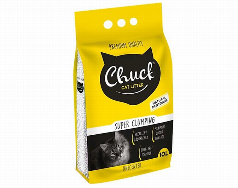 Smiltis kaķu tualetei Chuck cementējošas 5L Standart (2-4mm)