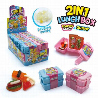 Želejkonfektes Lunch Box 2in1 11g*20gb (01.09.28) Ķīna