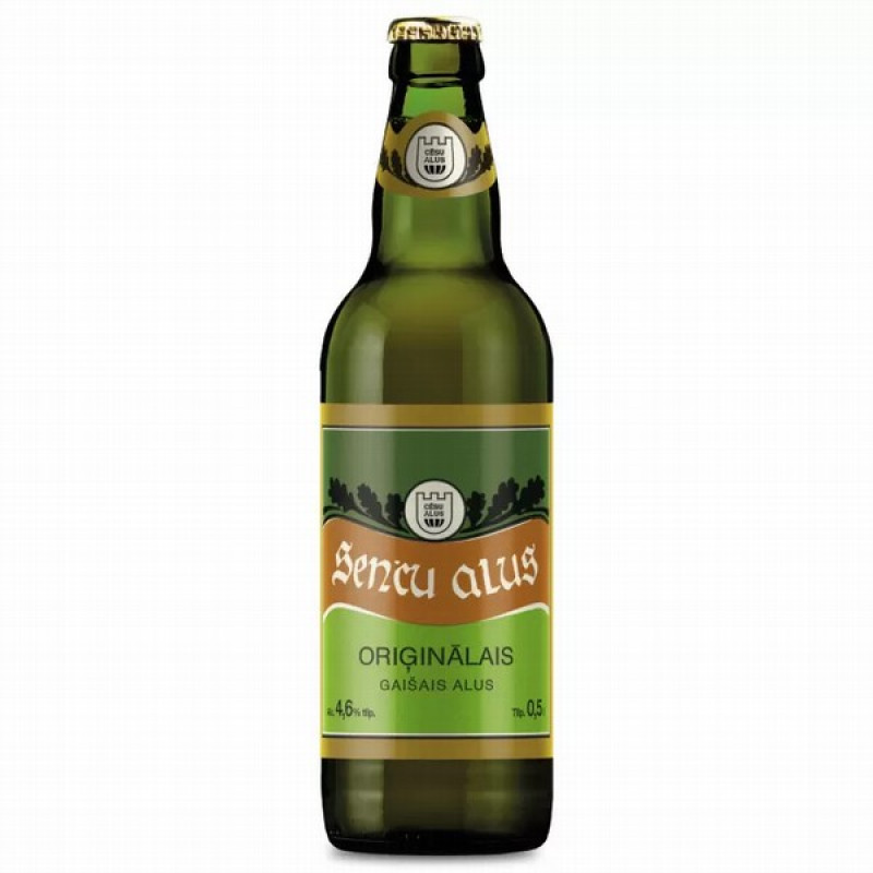 Alus Cēsu Senču Oriģinālais 4.6% 0.5L DEPOZĪTS 0.10 eiro 1/20 (15.02.27) Latvija