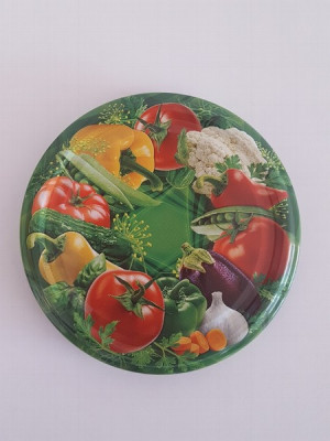 Vāciņi metāla skrūvējamie 82mm 10gb Dārzeņi 1/80