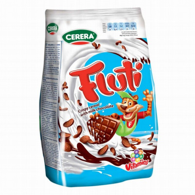 Sausās brokastis Cerara Fluti kakao gliemežvāki 500g (28.05.27) Lietuva