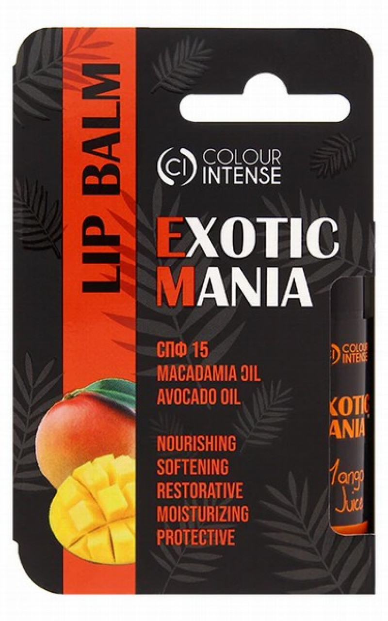 Lūpu balzams Exotic Mania mango 5g(01.27)